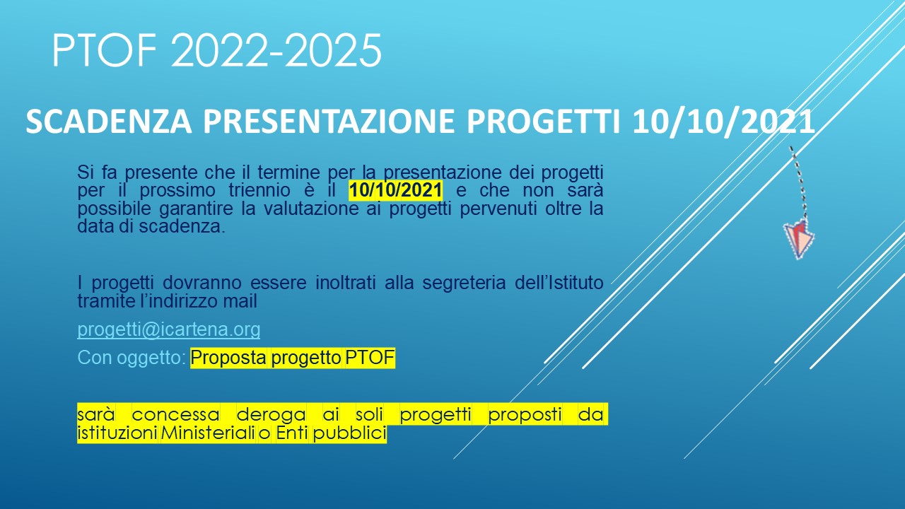 Ptof 2022 2025 AGGIORNATO